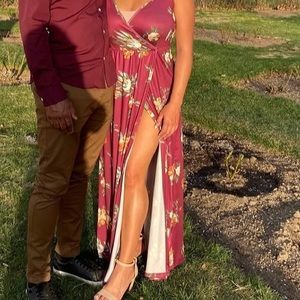 Floral maxi dress. Worn one time!